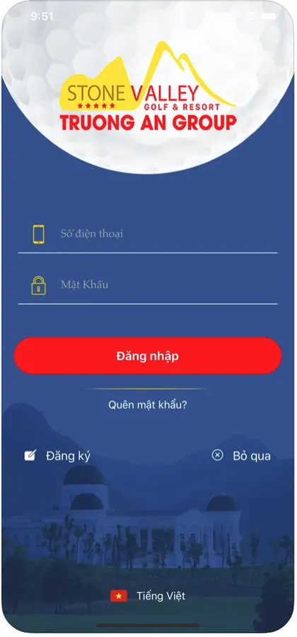 Golf Kim Bang screen